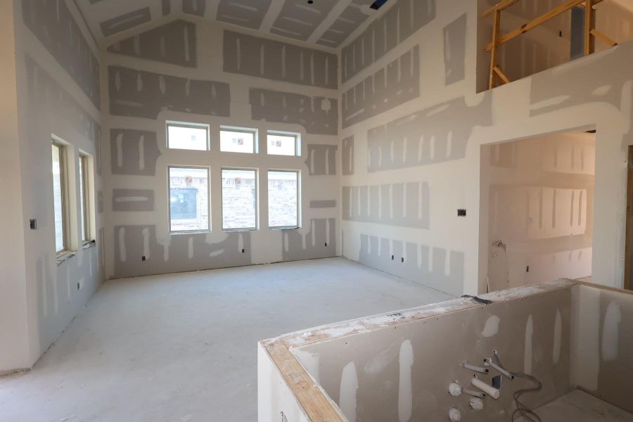 Great room - still under construction! Great room - still under construction!