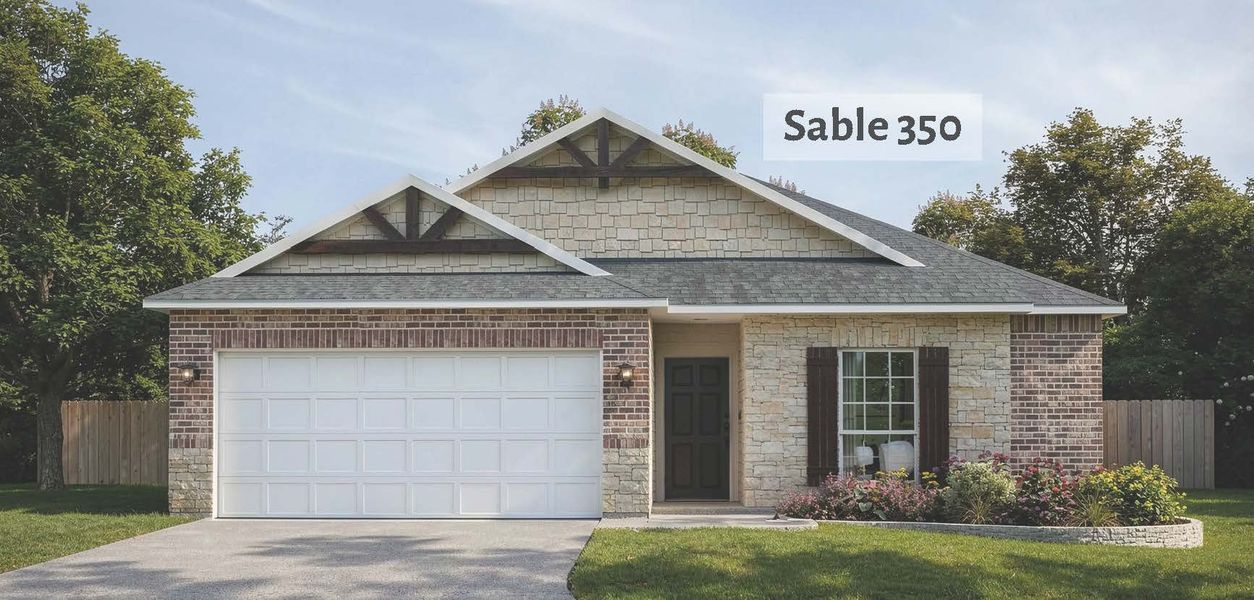 Representative exterior photo of a completed home built from the Sable by Omega Builders in Three Creeks, Belton, TX (Image 13).