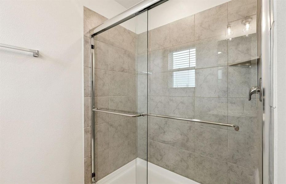Owner's bath with large shower