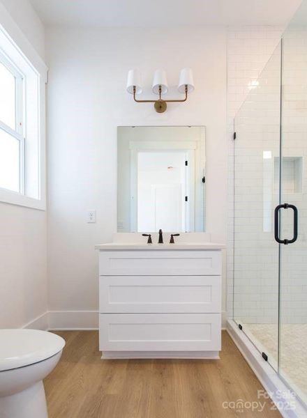 Furnished interior view inside a new home in , Weddington (Image 10).