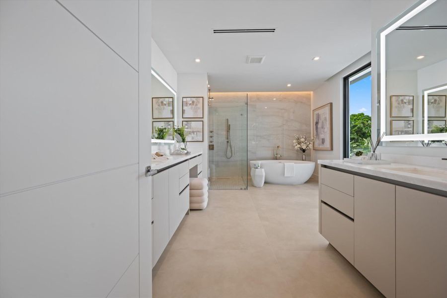 Furnished interior view inside a new home in , Boca Raton (Image 25).