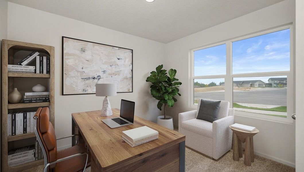 Representative furnished interior of a home built from the Sierra by D.R. Horton in Tara Vista, Gainesville (Image 16).