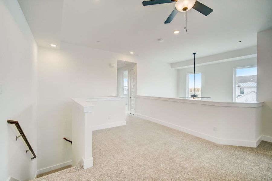 Spacious, unfurnished interior of a new home in Center 45, Round Rock (Image 53).