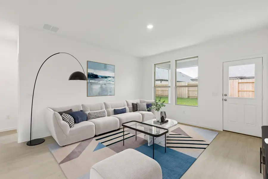 Furnished interior view inside a new home in Mavera, Conroe (Image 10).