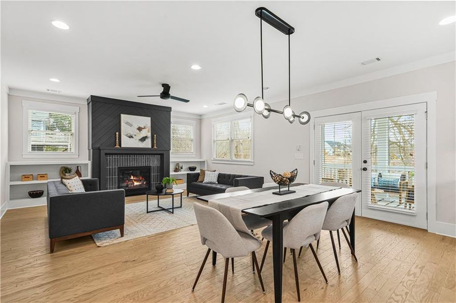 Furnished interior view inside a new home in , Scottdale (Image 8).