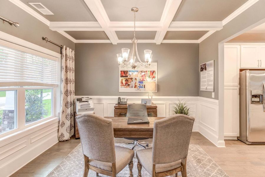 Representative furnished interior of a home built from the Rivermist by Caviness & Cates Communities in Maggie Way, Wendell (Image 149).