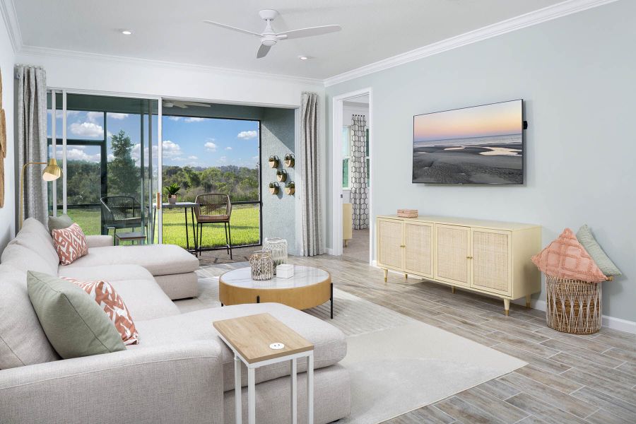 Representative furnished interior of a home built from the Anclote by Mattamy Homes in Wellen Park, Venice (Image 10).