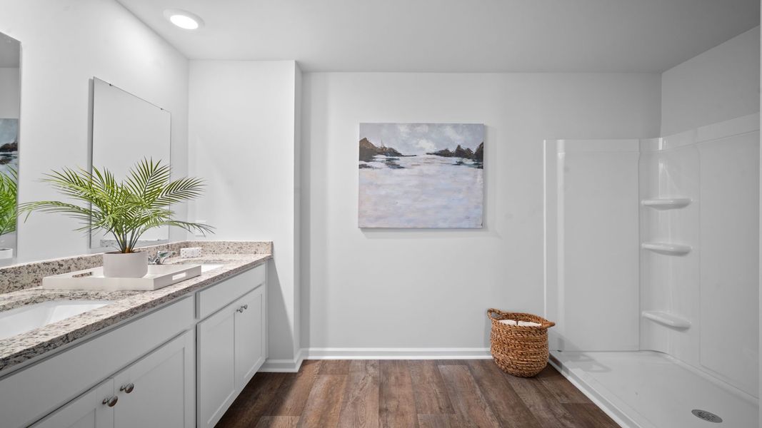 Furnished interior view inside a new home in Holly Oaks, Statesboro (Image 31).