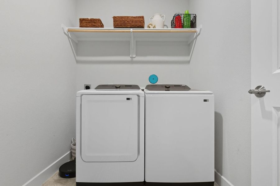 The laundry room is on the first floor.