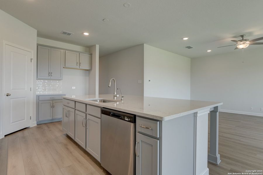 Furnished interior view inside a new home in Cordova Trails, Seguin (Image 7).