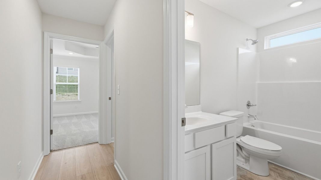 Furnished interior view inside a new home in Wheatfield, Shelbyville (Image 7).