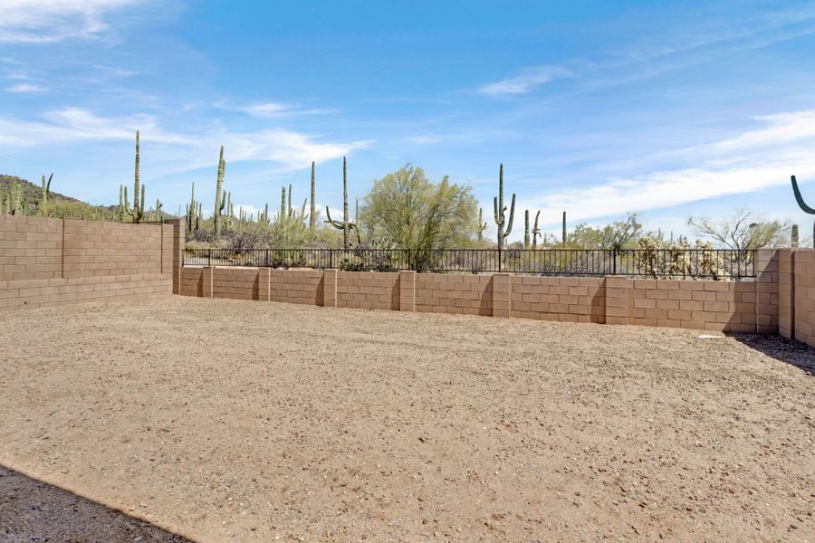 Exterior details and patio area of a home in Saguaro Reserve II, Marana (Image 3). Exterior details and patio area of a home in Saguaro Reserve II, Marana (Image 3).