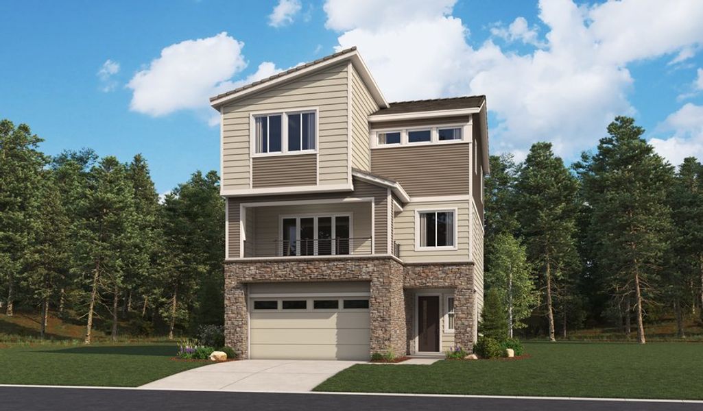 Carroll-D864-TheSummitatMeridian Elevation A