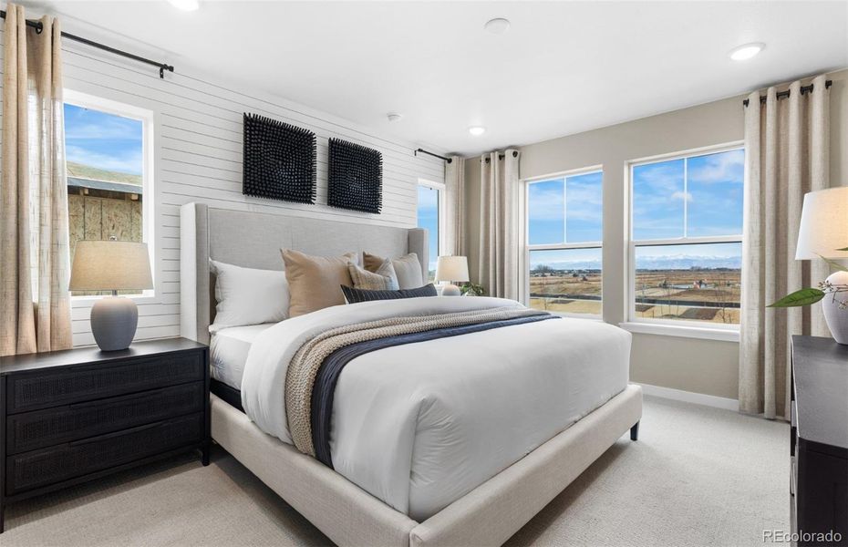 Furnished interior view inside a new home in Barefoot Village, Longmont (Image 5).