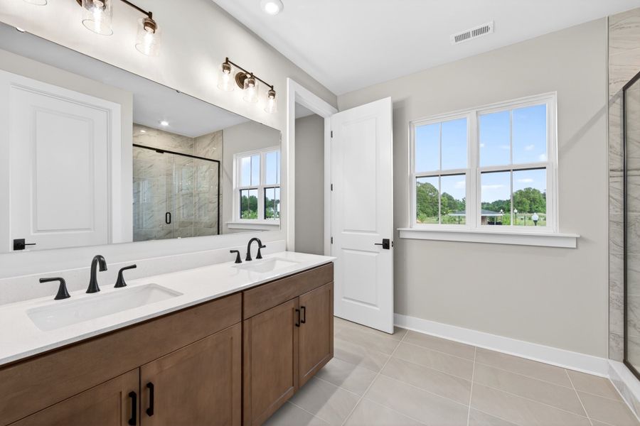 Furnished interior view inside a new home in Seven Oaks, Belmont (Image 15).