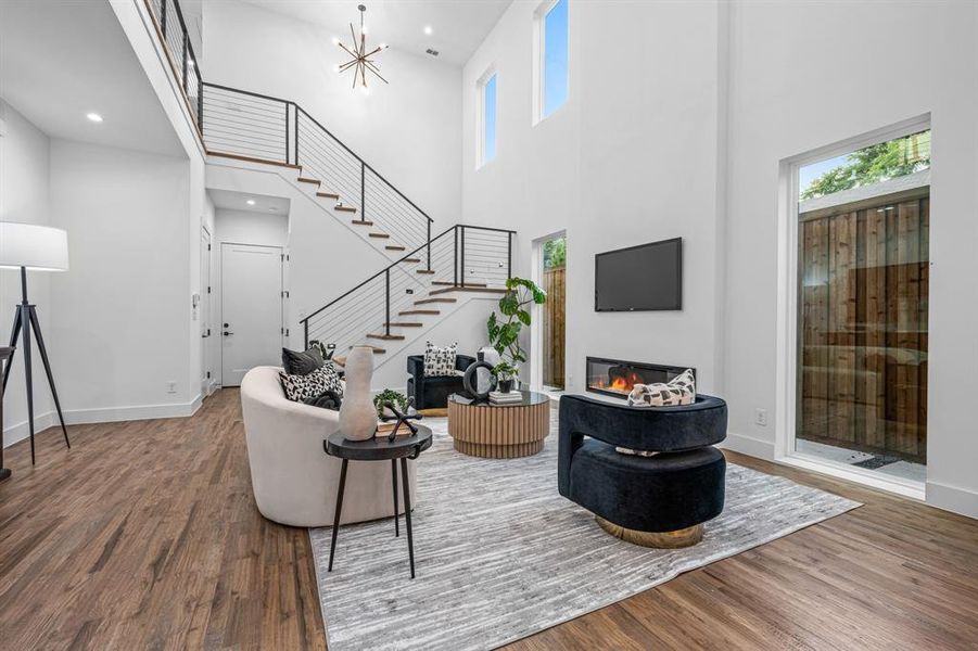 Furnished interior view inside a new home in , Dallas (Image 5). Furnished interior view inside a new home in , Dallas (Image 5).