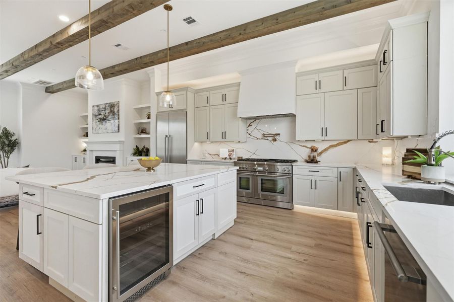 Furnished interior view inside a new home in , Houston (Image 7).
