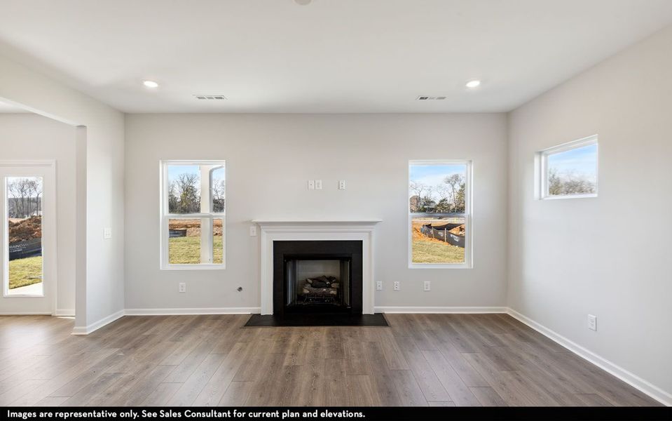 Representative unfurnished interior of a home built from the Magellan by CastleRock Communities in McCain's Station, Gallatin (Image 14).