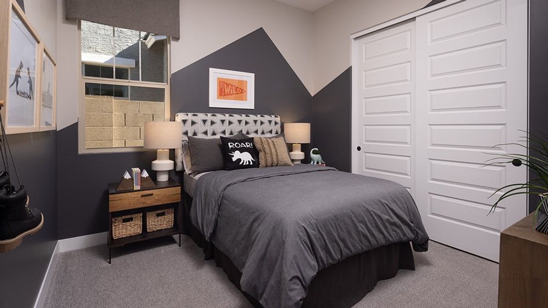 Furnished interior view inside a new home in Ellsworth Ranch, Queen Creek (Image 14).