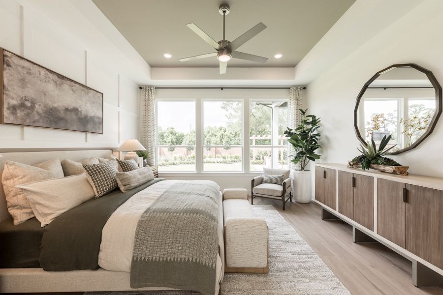 Furnished interior view inside a new home in Azalea Trails, Houston (Image 16). Furnished interior view inside a new home in Azalea Trails, Houston (Image 16).