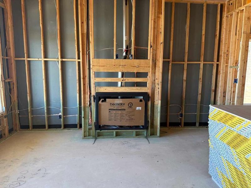 Family Room Construction Progress