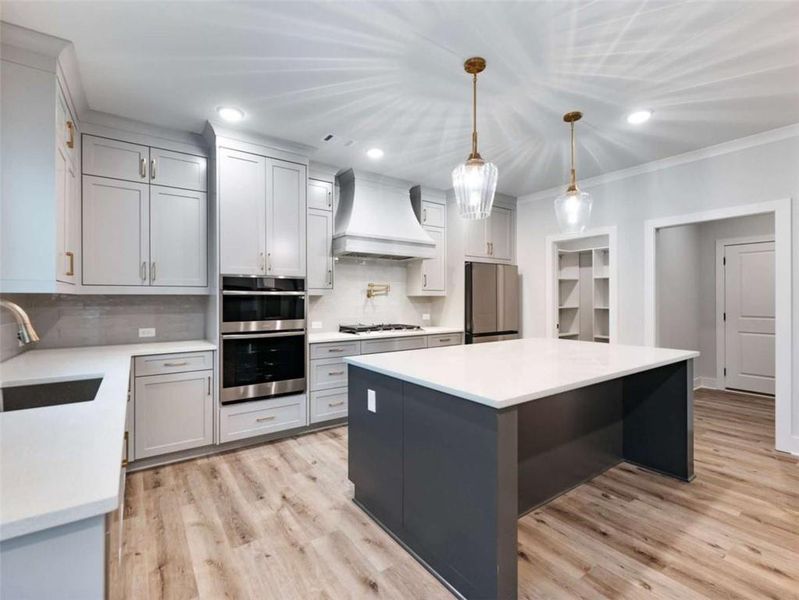 Furnished interior view inside a new home in , Buford (Image 8).