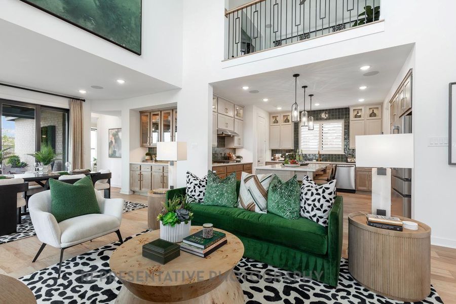 Furnished interior view inside a new home in Grand Central Park: 40ft. lots, Conroe (Image 10). Furnished interior view inside a new home in Grand Central Park: 40ft. lots, Conroe (Image 10).