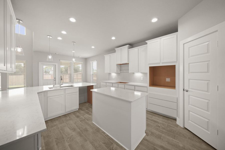 Furnished interior view inside a new home in Morton Creek Ranch, Katy (Image 7).