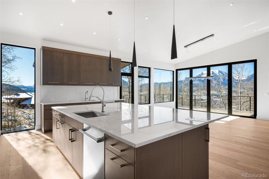 Furnished interior view inside a new home in , Silverthorne (Image 8).