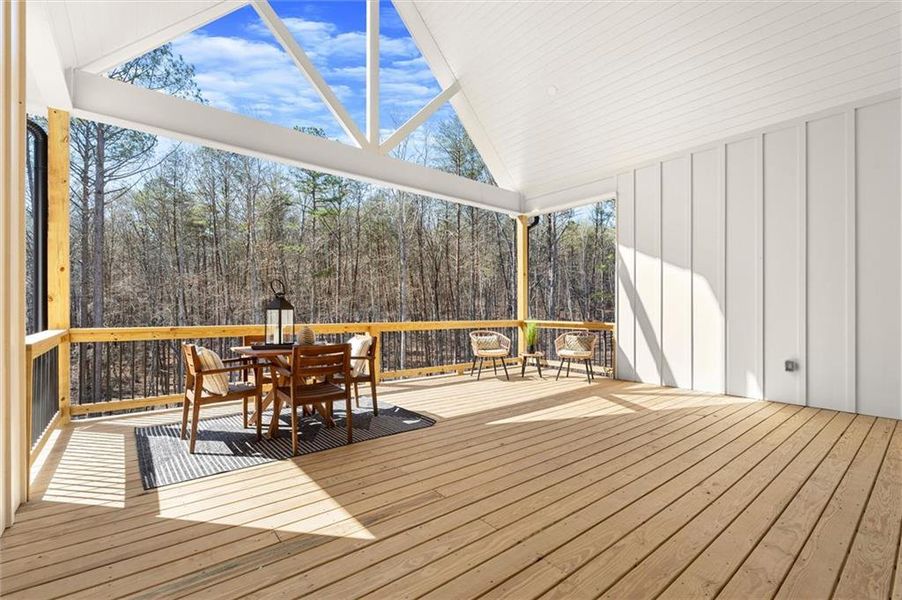 Exterior details and patio area of a home in , Ball Ground (Image 31).