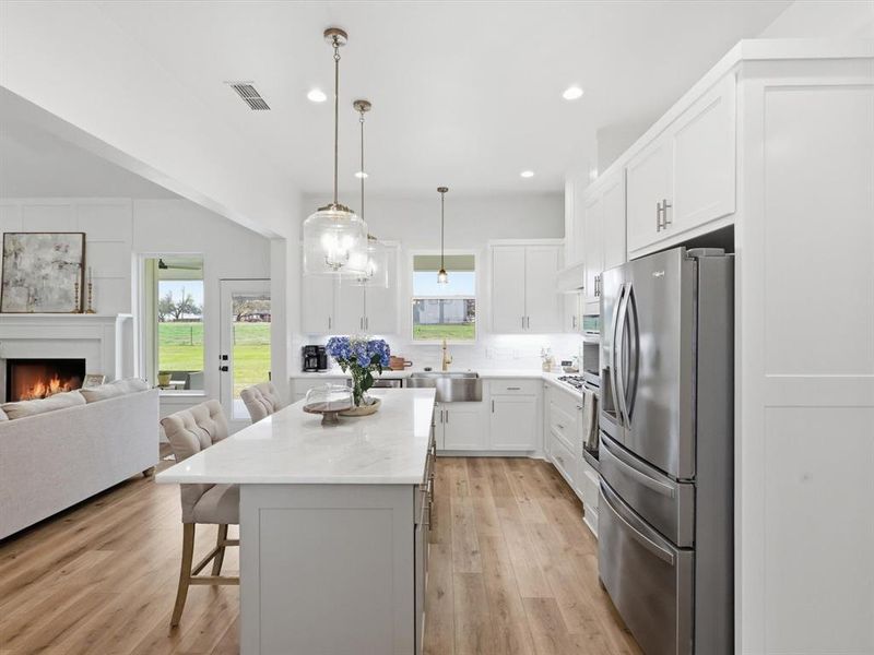 Furnished interior view inside a new home in , Weatherford (Image 22).