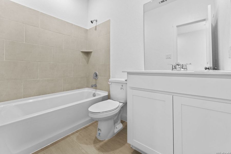 Furnished interior view inside a new home in Hightop Ridge, Converse (Image 5).