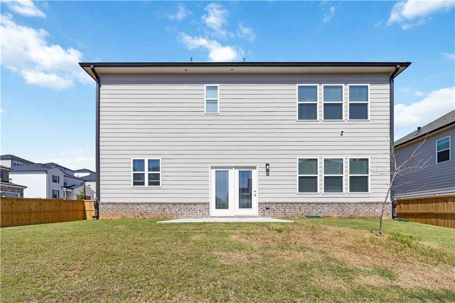 Front exterior of a new home in , Atlanta, GA, highlighting curb appeal (Image 24).