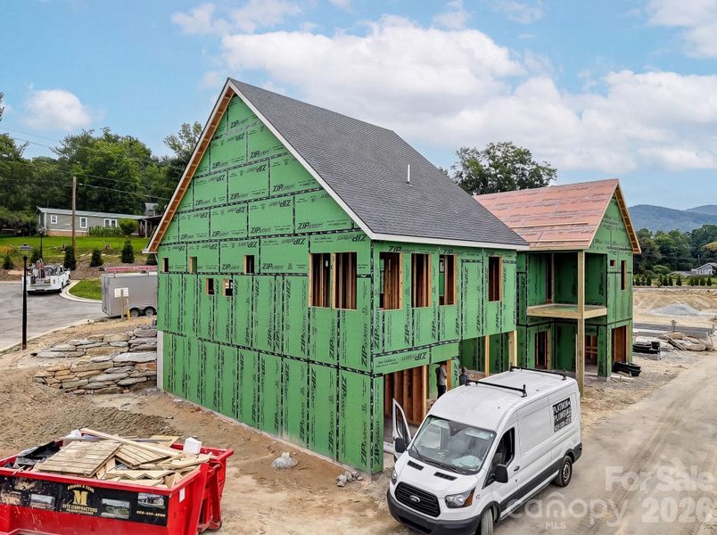 In-progress construction of a new home in , Hendersonville, NC (Image 5). In-progress construction of a new home in , Hendersonville, NC (Image 5).