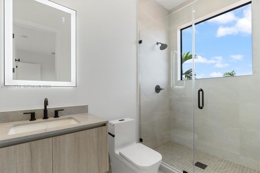 Furnished interior view inside a new home in , Miami (Image 27).