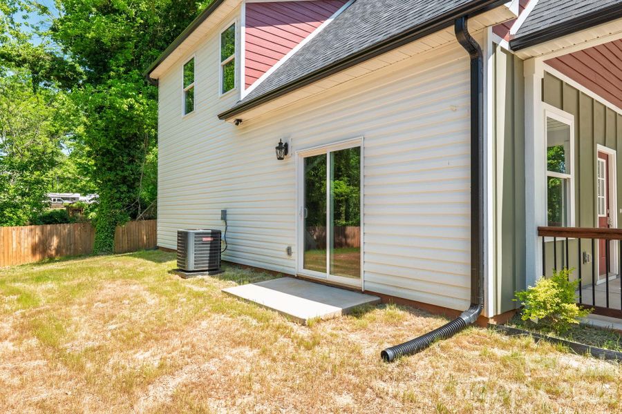 Exterior details and patio area of a home in , Cherryville (Image 3). Exterior details and patio area of a home in , Cherryville (Image 3).