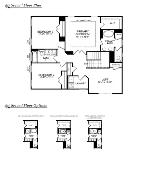 2D floor plan layout of this home in Pisgah Park, Kernersville, NC (Image 6).
