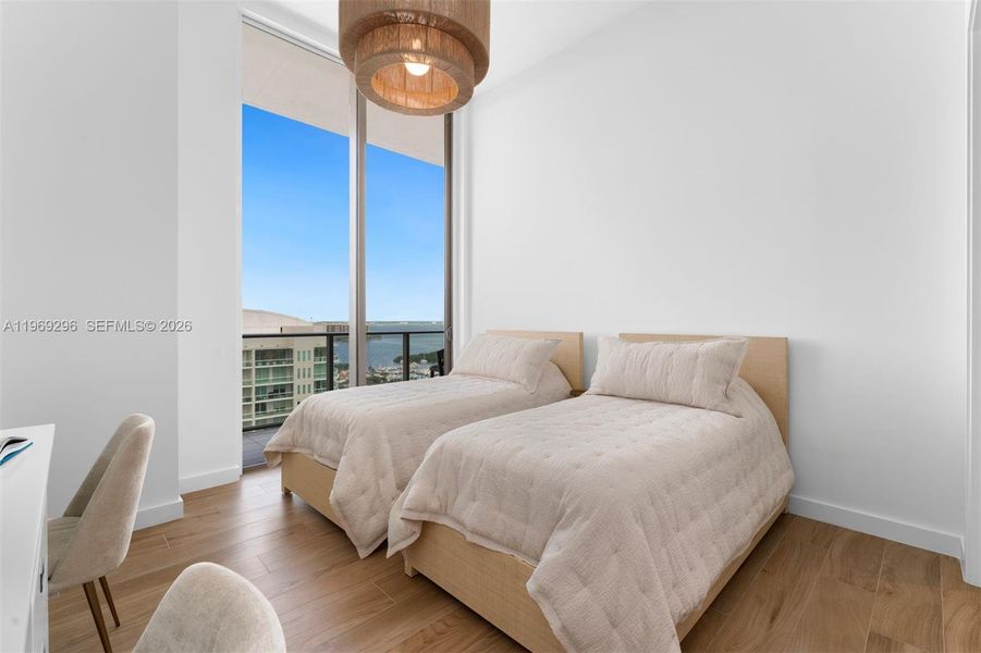 Furnished interior view inside a new home in , Miami (Image 26).