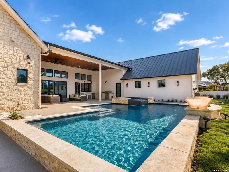 Exterior details and patio area of a home in , Boerne (Image 35). Exterior details and patio area of a home in , Boerne (Image 35).