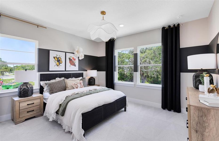 Furnished interior view inside a new home in Parkside Trails, Clermont (Image 38).