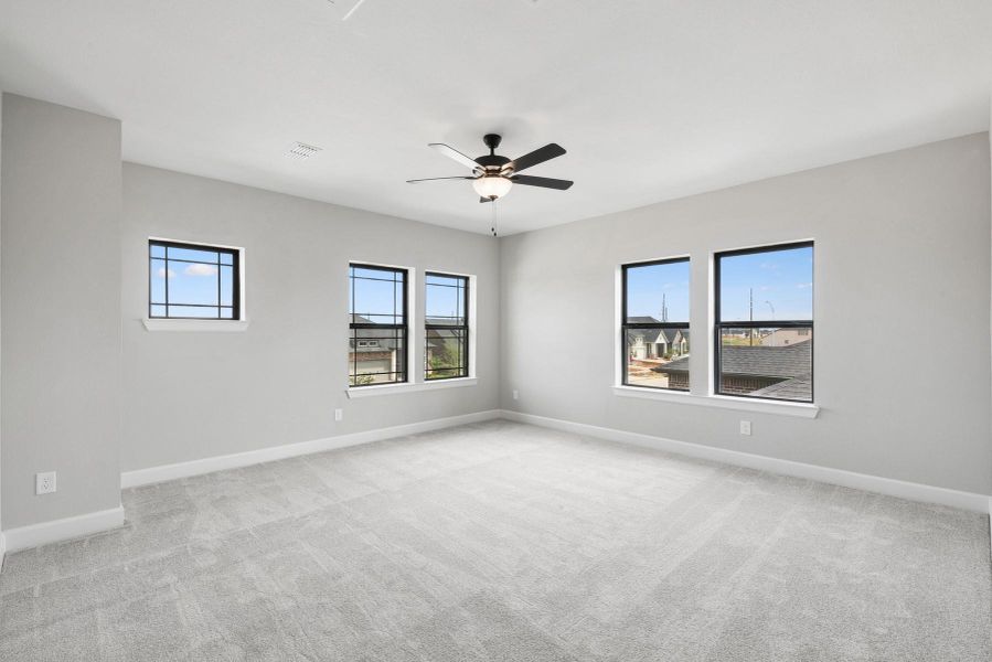 Spacious, unfurnished interior of a new home in Grange 45' Homesites, Katy (Image 30). Spacious, unfurnished interior of a new home in Grange 45' Homesites, Katy (Image 30).