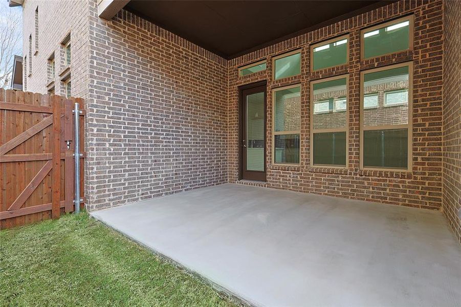 View of patio