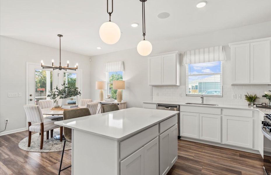 Furnished interior view inside a new home in Bradford Pointe, Summerville (Image 4).