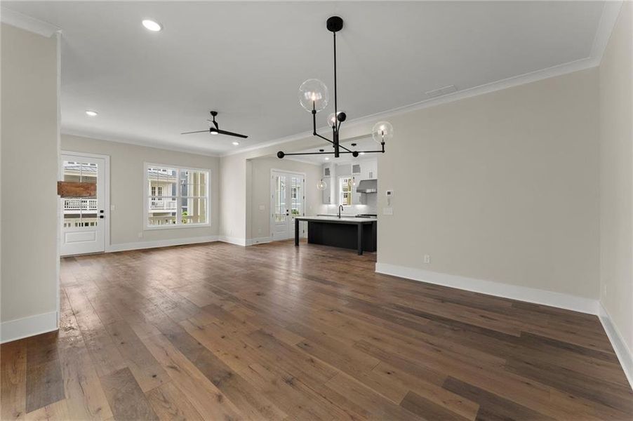 Spacious, unfurnished interior of a new home in West Town, Atlanta (Image 27).