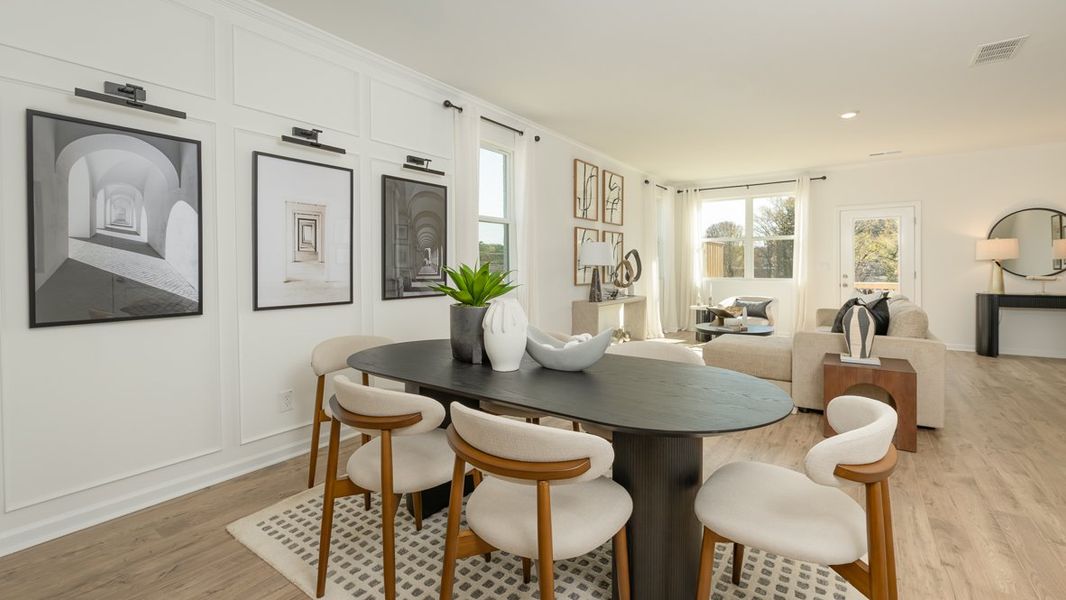 Furnished interior view inside a new home in Mableton Station, Mableton (Image 14).