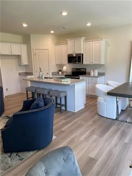 Furnished interior view inside a new home in Old Salem Crossing, Conyers (Image 3).