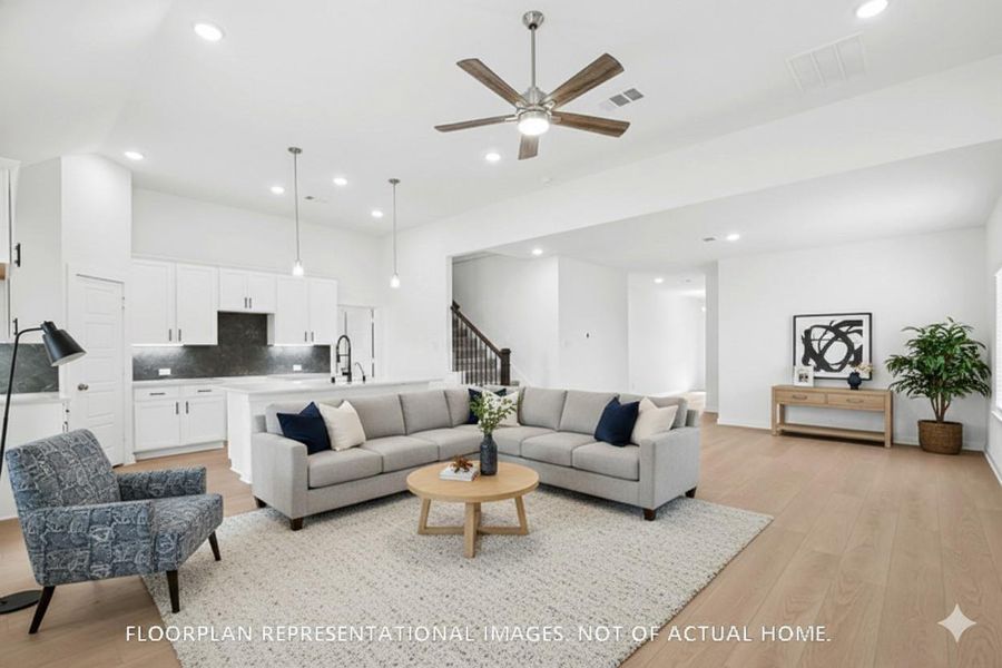 Furnished interior view inside a new home in Summerview, Fulshear (Image 7).