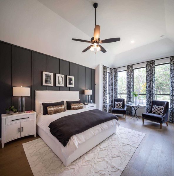 Representative Primary Bedroom - some options shown