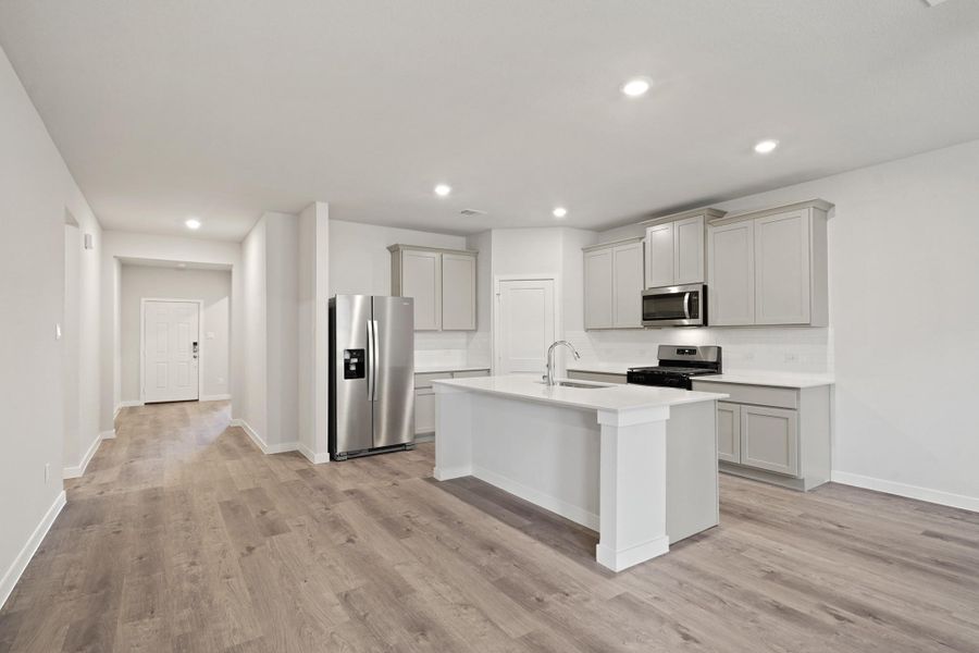 Furnished interior view inside a new home in Russell Ranch, Bay City (Image 8).