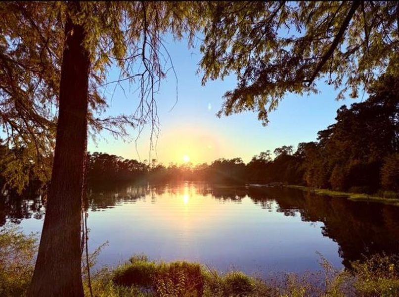 Sunrise at the lake in GCP Sunrise at the lake in GCP